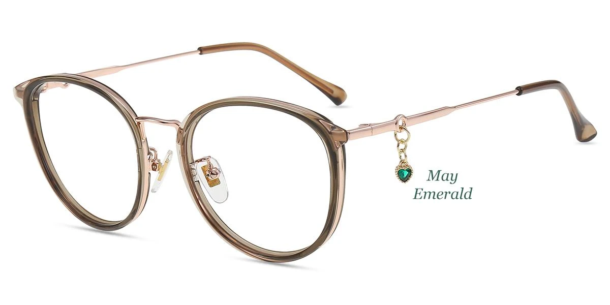 Lindsay005 Farbe Auswählen: Grün, Klar, Roségold (C3)